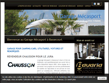 Tablet Screenshot of mecasport.ch